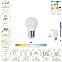 Maurer 19073136 lámpara LED 4,5 W E27