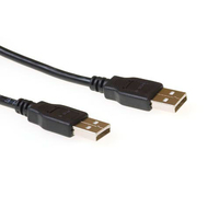 ACT USB 2.0 Connection Cable Black 3.0m cable USB 3 m USB A Negro
