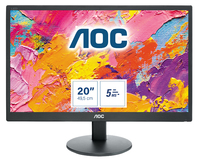 AOC 70 Series E2070SWN LED display 49,5 cm (19.5") 1600 x 900 pixels HD+ Noir