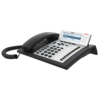 Tiptel 3110 IP-Telefon Schwarz, Silber