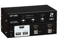 M-Cab KVM0822 przełącznik KVM Czarny