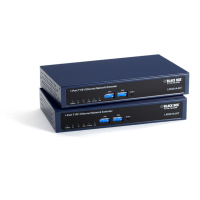 Black Box LR0301A-KIT hálózati bővítő Hálózati adó- és vevőegység Kék