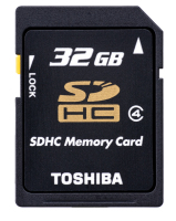 Toshiba 32GB SDHC memoria flash Classe 4
