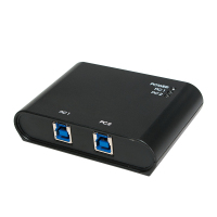 LogiLink UA0216 hálózati csatlakozó USB 3.2 Gen 1 (3.1 Gen 1) Type-B 5000 Mbit/s Fekete