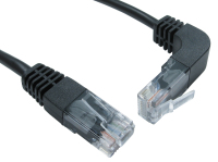Cables Direct Rj-45/Rj-45 3m Cat5e networking cable Black U/UTP (UTP)