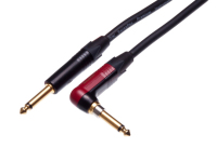 Contrik 6.35mm TS/6.35mm TS M/M 3m Audio-Kabel Schwarz, Rot