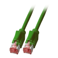 EFB Elektronik 0.5m Cat6a S/FTP Netzwerkkabel Grün 0,5 m S/FTP (S-STP)