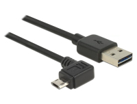 DeLOCK 83854 USB kábel 3 M USB 2.0 USB A Micro-USB B Fekete