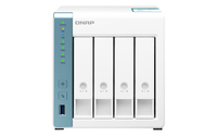 QNAP TS-431K server NAS e di archiviazione Tower Collegamento ethernet LAN Bianco Alpine AL-214