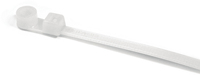 Hellermann Tyton T120MR cable tie Screw mount cable tie Polyamide White 50 pc(s)