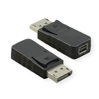 Value 12.99.3160 changeur de genre de câble DisplayPort Mini DisplayPort Noir