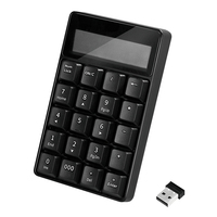 LogiLink ID0199 numeriek toetsenbord Notebook RF Draadloos Zwart