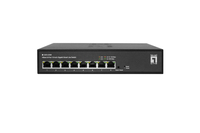 LevelOne GES-2208 commutateur réseau Géré L2 Gigabit Ethernet (10/100/1000) Noir