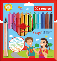 STABILO Cappi stylo-feutre Moyen Multicolore 12 pièce(s)