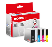 Kores G1565KIT inktcartridge Compatibel Zwart, Cyaan, Geel, Magenta