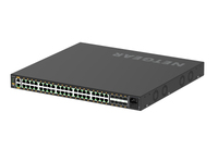 NETGEAR GSM4248PX-100EUS łącza sieciowe Zarządzany L2/L3/L4 Gigabit Ethernet (10/100/1000) Obsługa PoE Czarny