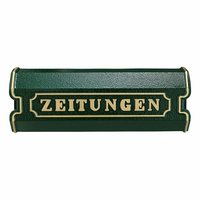 BURG-WÄCHTER 1890 GR mailbox Green Wall-mounted mailbox Cast aluminium