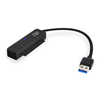 ACT AC1510 csatlakozó átlakító SATA USB A típus Fekete