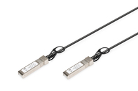 Digitus DN-81226 InfiniBand és száloptikai kábel 10 M SFP+ Fekete