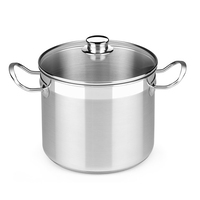 BRA A343936 marmite 10,5 L Argent Acier inoxydable