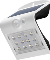 Goobay LED Solar Wall Light with Motion Sensor, 1.5 W, White, 220 lm, 4000 K, 80 Ra, IP65, 1200 mAh Li-Ion