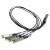 HPE X242 QSFP 4x10G SFP+ 1m DAC kabel optyczny SFP+ Czarny