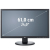 Fujitsu E line 24T-7 LED 61 cm (24") 1920 x 1080 pixelek Full HD Fekete
