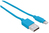 Manhattan iLynk Lightning auf USB Kabel für iPad/iPhone/iPod, A-Stecker / Lightning-Stecker, 1 m, blau