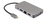 Microconnect USB3.1CCOM14 laptop dock/port replicator Wired USB 3.2 Gen 1 (3.1 Gen 1) Type-C Grey