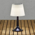 Konstsmide Assisi lampada da tavolo Lampadina/e non sostituibile/i 0,5 W LED Nero, Bianco