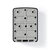Nedis KEYCC01GY caja fuerte Caja fuerte de pared Aluminio Negro, Plata
