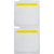 Brady THT-179-494-YL printer label White, Yellow Self-adhesive printer label