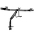Tripp Lite DMPDT1732AM Safe-IT Precision-Placement Triple-Display Desk Clamp/Grommet with premium gas spring arm and Antimicrobial Tape for 17” to 32” Displays,