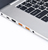 Smartkeeper UL03P2OR bloqueur de port USB Type-A Orange Plastique 100 pièce(s)