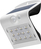 Goobay LED-Solar-Wandleuchte mit Bewegungsmelder, 1,5 W, weiß, 220 lm, 4000 K, 80 Ra, IP65, 1200 mAh Li-Ion