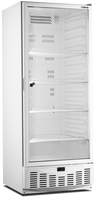 SARO Kühlschrank mit Glastür - weiß, Modell MM5 PV Made in Europe - Material:
