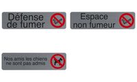 EXACOMPTA Plaque de signalisation "Espace non fumeurs" (8702941)
