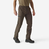 Resistant Cargo Trousers Steppe 300 - Brown - XS