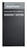 MOEDEL Stele Außenbereich MADRID BLACK LINE, 2.500 x 1.000 mm, Werbetechnik, Kommunikations-Säule