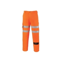 Portwest RT46 Hi-Vis Orange Combat Trouser (Tall Leg) - Size LARGE
