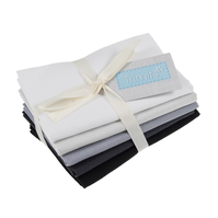 Fabric: Fat Quarters: Monochrome: Bundle of 5