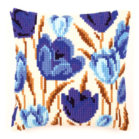 Cross Stitch Kit: Cushion: Crocus