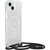 OtterBox React Necklace Case MagSafe Apple iPhone 15 Plus/iPhone 14 Plus Stardust - Transparent - ProPack (ohne Verpackung - nachhaltig) - Schutzhülle mit Kette/Umhängeband