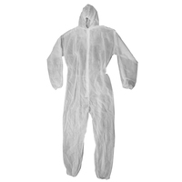 ViGuard SMS 5/6 Chemical HazMat Coverall Suit - White - XL