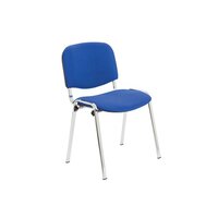 Jemini Ultra Multi Purpose Stacking Chair Chrome/Blue KF03349