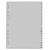 PERGAMY Jeu 20 intercalaires alphabétiques A-Z en carte 190g. Format A4. Coloris Beige