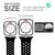 NALIA Airflow Silicone Cinturino Smart Watch compatible con Apple Watch Bracciale SE Series 8/7/6/5/4/3/2/1, 38mm 40mm 41mm, per iWatch Orologio Donna e Uomo Grigio Nero