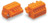 Buchsenleiste, 6-polig, RM 5.08 mm, abgewinkelt, orange, 231-2306/107-000