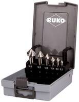 RUKO 102152ERO Marófúró készlet 6 részes 6.3 mm, 8.3 mm, 10.4 mm, 12.4 mm, 16.5 mm, 20.5 mm HSSE-Co 5 Hengeres befogószár 1 készlet