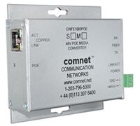 Media Converter 10/100Mbps PoE+ (60W IEEE 802.3af/at) Hálózati média konverterek